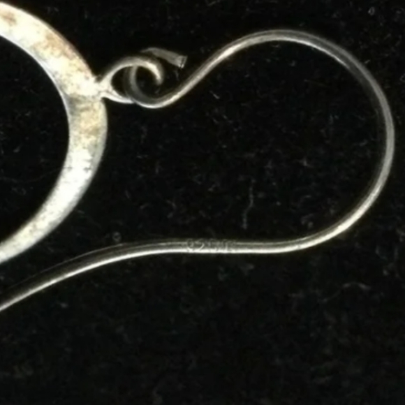 🥳HP🥳Chanel RARE Vintage Wire Teardrop Oval Authentic Earrings - Picture 7 of 9